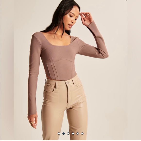 NWOT Abercrombie Corset Top - Picture 1 of 2